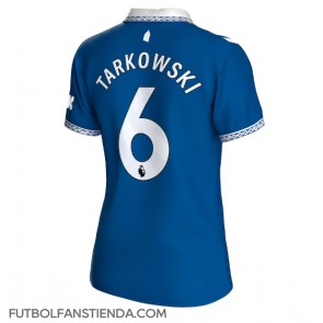 Everton James Tarkowski #6 Primera Equipación Mujer 2023-24 Manga Corta